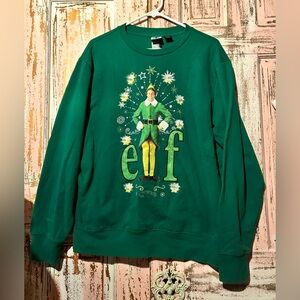 ELF Green Holiday Crewneck Sweater